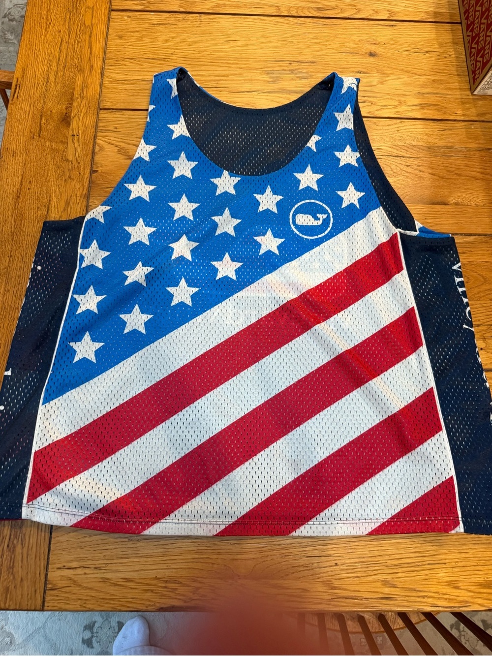Vineyard Vines Men's Americana Swim Tank - Blue/Red/White